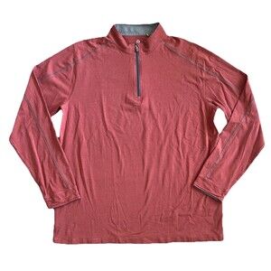 Tasc Shirt Mens XL Pullover 1/4 Zip Bamboo Blend Performance Organic Cotton
